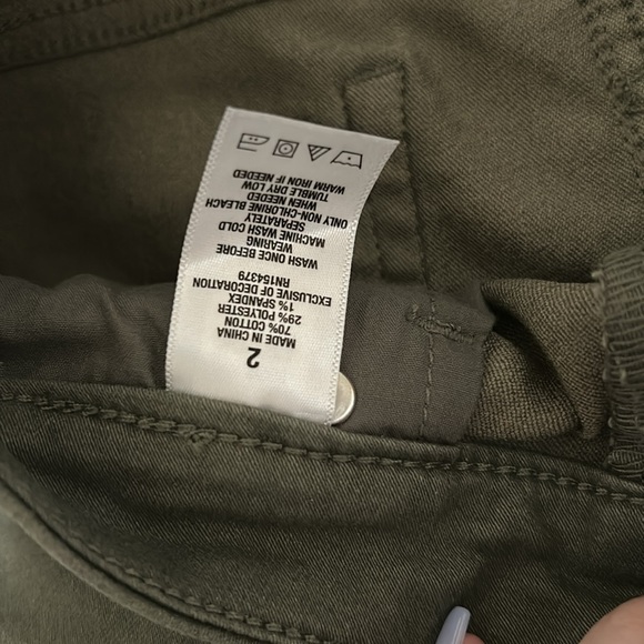 Aeropostale green shorts size 2 - Picture 3 of 4